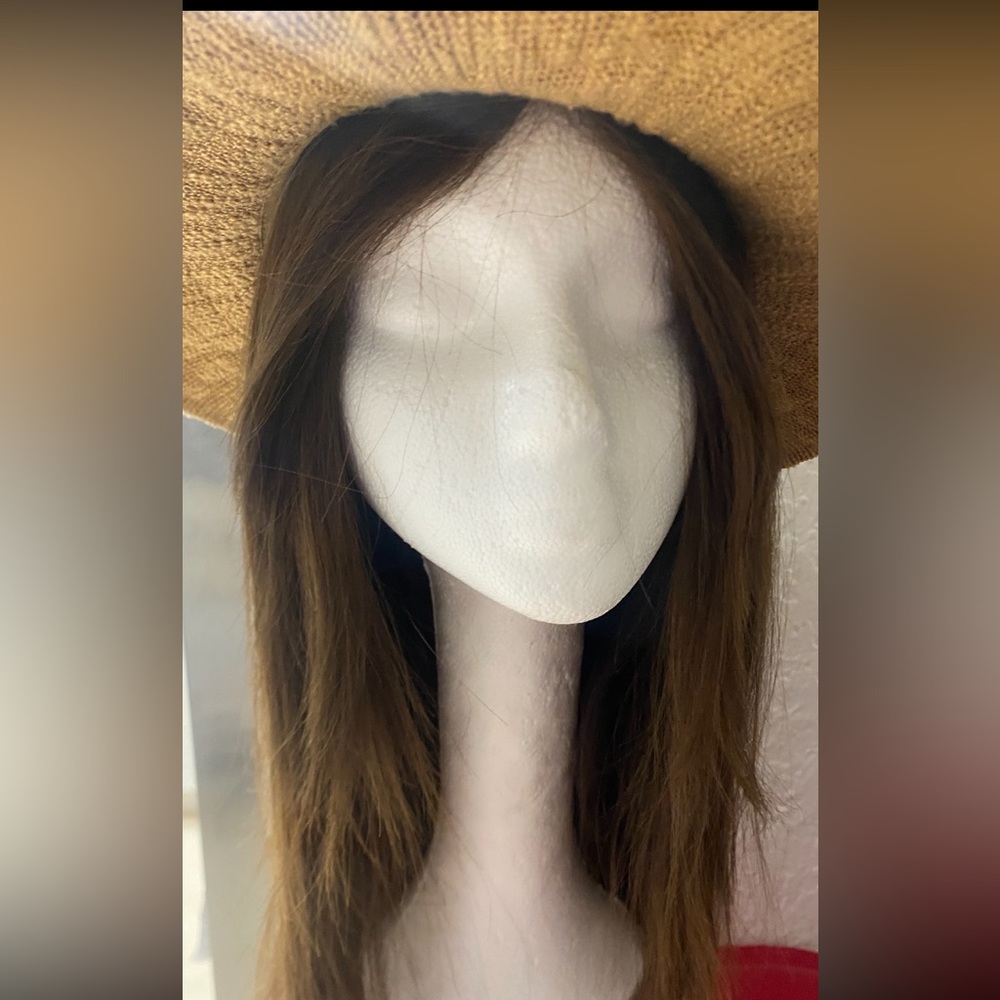 Women's Natural Brown Straight Wig - Smooth Everyday Wear